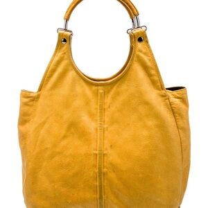 Balenciaga Yellow Leather Top Handle Tote-Vintage 2006